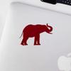 Decal Stickers of Elephant (Burgundy) (Set of 2) Premium Waterproof Vinyl Decal Stickers for Laptop Smartphone Car Dirt Bike Wall Room Mason Jar Bathtub Door Skateboard Console - ANDsticf31731RE view 3