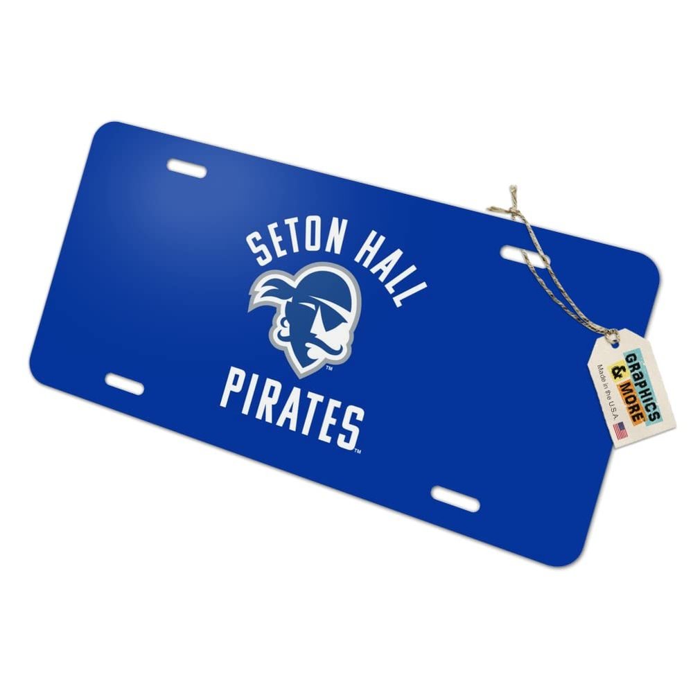 GRAPHICS & MORE Seton Hall Pirates Novelty Metal Vanity Tag License Plate