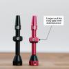 Thinvik Super Light Alloy Presta Tubeless Valve Stem Kit - 48mm, 2 Pieces (with Aluminum Alloy Valve Cap) + Valve Core Removal Tool (Black) view 4