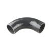 AdlerSpeed 4-Ply High Performance 90 Degree Elbow Coupler Silicone Hose Pipe 1" (25.4mm) Black view 1