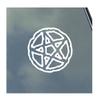 Pentagram Rough Symbol Vinyl Sticker Decal Knot Pagan Pentacle view 1