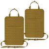 IronSeals 2 Pack Car Seat Back Organizer, Tactical Molle Panel Sag Proof Vehicle Seat Cover Protector Nylon Car Seat Back Hanger Bag Pad view 1
