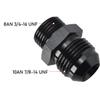 Podavelle 10AN Male Flare to 8AN ORB O-ring Boss Fuel Pump Rail Adapter Fitting Aluminum Black view 2