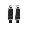 GARGOYLE BELLS Adjustable Boot Clips for Motorcycle, Black Boot Straps Elastic Pant Keeper for Men & Women, Pant Waist Tightener for Riding view 1