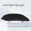 CarPartsDepot Front Right Passenger Side Fog Light Cover 2005-2008 Compatible With Toyota Corolla Sedan 5212702170 TO1039107 view 2