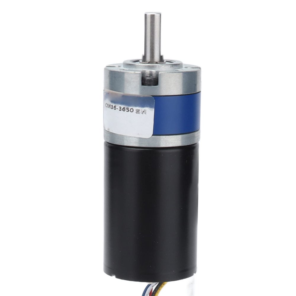 CM36-3650 DC 12V D Shaft Gear Motor Speed Reduction Planetary Brushless Gear Motor with Bracket and Controller (DC12V 32RPM),Geared Motor