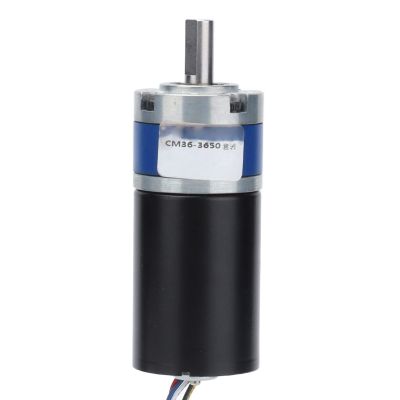 CM36-3650 DC 12V D Shaft Gear Motor Speed Reduction Planetary Brushless Gear Motor with Bracket and Controller (DC12V 120RPM),Geared Motor