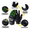 UHEREBUY Motorcycle Gloves Touch Screen Full Finger Riding Gloves Knuckle Protection for Men and Women for Dirt Riding, Road Racing, Cycling, Climbing Work Outdoor Sports (Green 2XL) view 2
