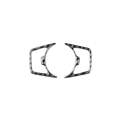 Carbon Fiber Headlight Switch Panel Interior Trim Cover for Ford F-150 Mustang