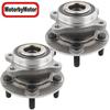 Motorbymotor 512498 Rear Wheel Bearing and Hub Assembly w/ 5 Lugs Fits for Ford Fusion, Lincoln MKZ Low-Runout OE Directly Replacement Hub Bearing (All Models)-2 Pack view 2