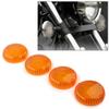 GZYF Motorcycle 4 Pcs Turn Signal Light Indicatior Lens for Yamaha V-Star XVS650 XVS1100, Road Star, Midnight Star, V-Max, Maxim XJ700, Virago XV250 XV535 XV750 XV1000 All Years, Amber view 1