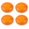 GZYF Motorcycle 4 Pcs Turn Signal Light Indicatior Lens for Yamaha V-Star XVS650 XVS1100, Road Star, Midnight Star, V-Max, Maxim XJ700, Virago XV250 XV535 XV750 XV1000 All Years, Amber view 2