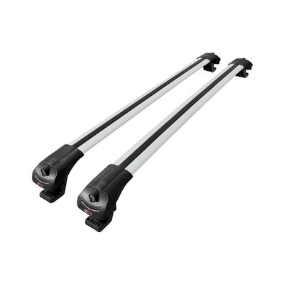 accessorypart Compatible with Dacia Duster (HS) Post-Facelift 2014-2017 ACE-1 Model Car Roof Rack Cross Bar Gray Aluminium 2 Bars