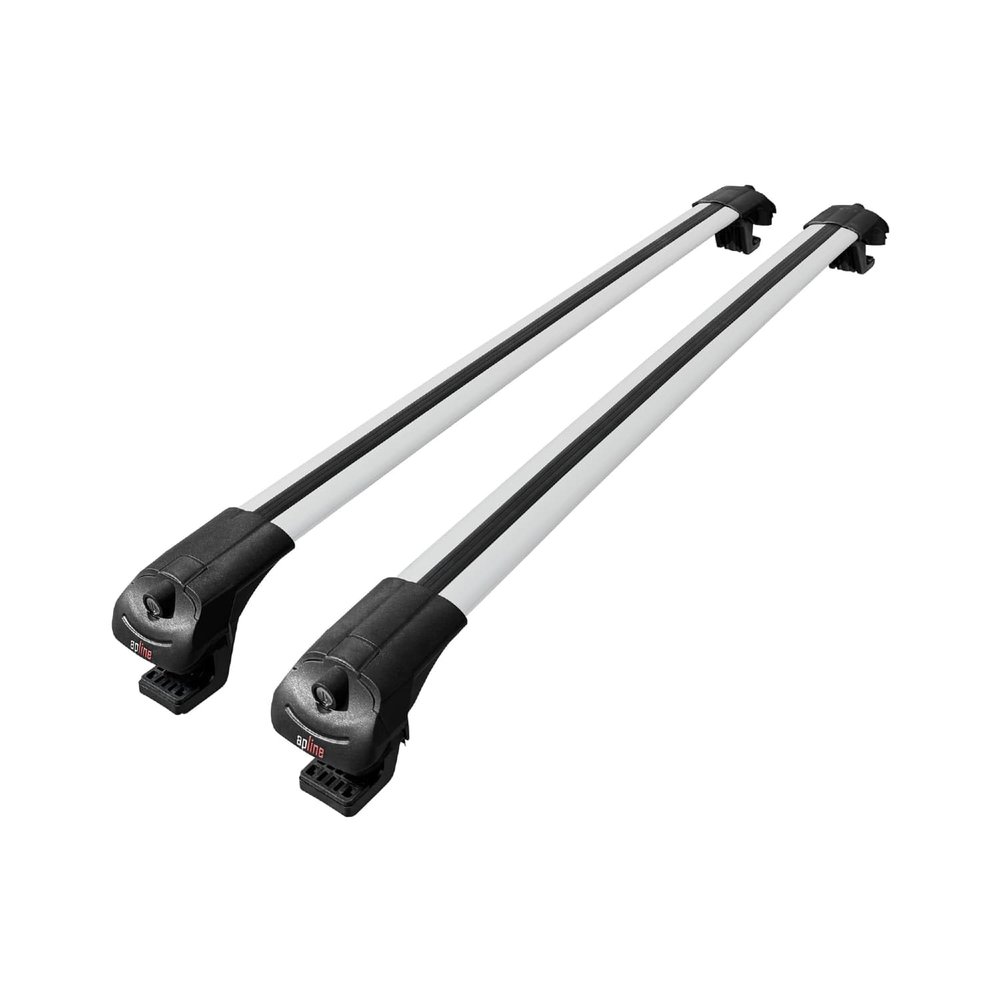 accessorypart Compatible with Dacia Duster (HS) Post-Facelift 2014-2017 ACE-1 Model Car Roof Rack Cross Bar Gray Aluminium 2 Bars