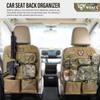 WYNEX Car Seat Organizer, Molle Backseat Cover Organizer Protector with Sling Rack, Visual Pocket and Patch, Universal Vehicle Fits for F150, Jeeps, Pickups & Trucks for Road Trips (2 Packs) view 3