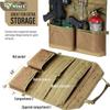 WYNEX Car Seat Organizer, Molle Backseat Cover Organizer Protector with Sling Rack, Visual Pocket and Patch, Universal Vehicle Fits for F150, Jeeps, Pickups & Trucks for Road Trips (2 Packs) view 4