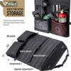 WYNEX Car Seat Organizer, Molle Backseat Cover Organizer Protector with Sling Rack, Visual Pocket and Patch, Universal Vehicle Fits for F150, Jeeps, Pickups & Trucks for Road Trips (2-Packs) view 4
