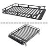 ShareGoo RC 1/10 Metal Roof Rack Luggage with 6LED Light Set Compatible with Traxxas TRX4 Axial SCX10 90046 Tamiya CC01 D90 Wrangler 1/10 RC Crawler Car (Style 2) view 2