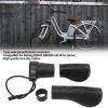 Electric Throttle, Left Hand 22.2mm Throttle Grips for e-Bike Mid Drive Motor, Universal Fit for Commuters, Trail Riders, and Urban Cyclists view 4