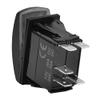 BACAUTOPARTS 12V 24V RED Tray Light Rocker Switch with Jumper Wires 5 PIN ON-Off Laser Etched Toggle Switch for Car Truck Trailer Tow Truck view 4
