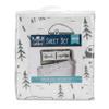 Camco Life is Better at The Campsite RV Bed Sheet Set | for RV Queen-Size Beds | Features a Green Map Design (53476) view 1