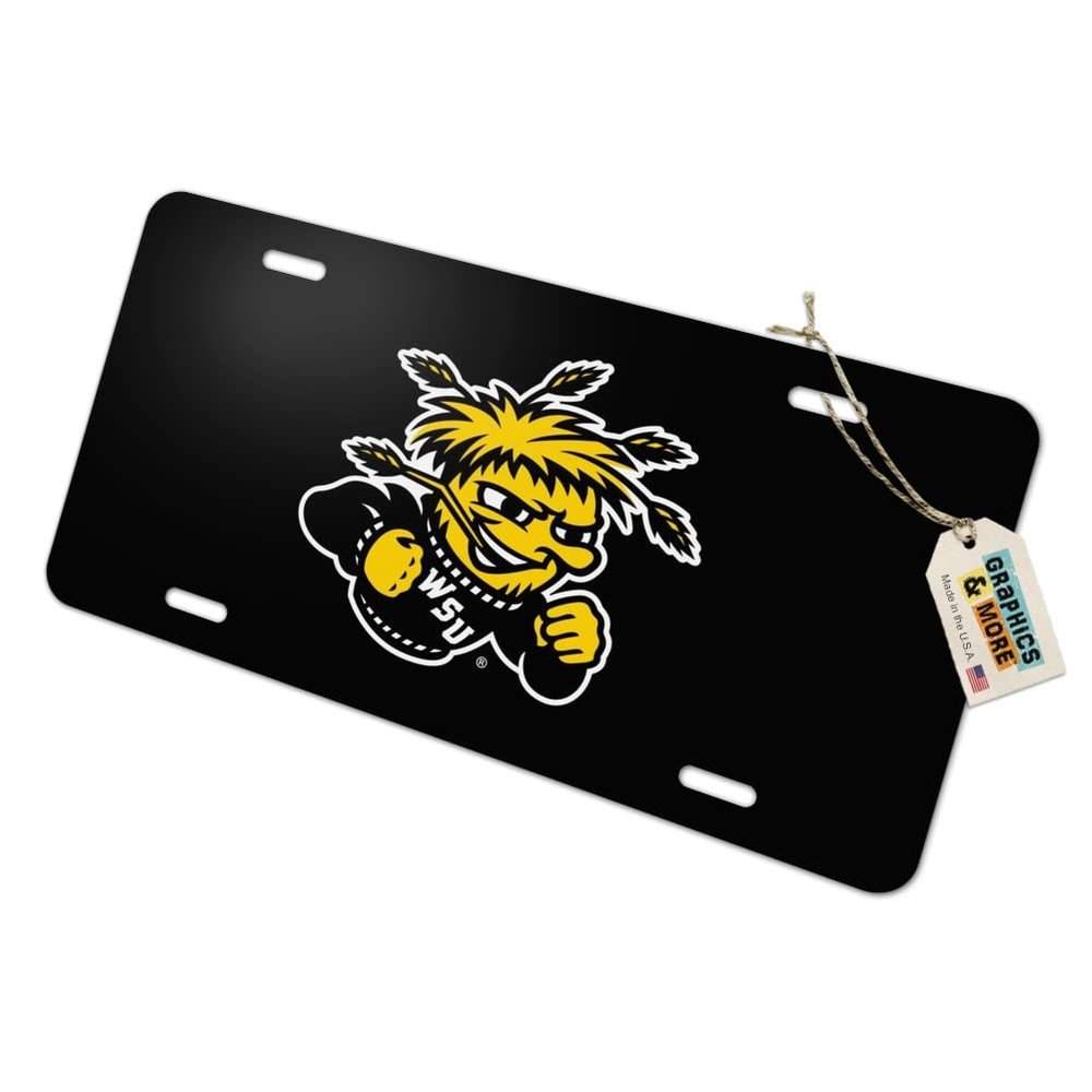 GRAPHICS & MORE Wichita State University Shockers Logo Novelty Metal Vanity Tag License Plate