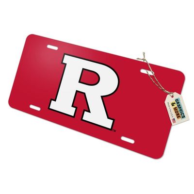 GRAPHICS & MORE Rutgers Scarlet Knights Logo Novelty Metal Vanity Tag License Plate