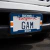 GRAPHICS & MORE Bucknell University Stripe License Plate Tag Frame view 2