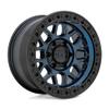 KMC KM549 GRS 17x9 6x5.5" +0mm Blue Wheel Rim 17" Inch KM54979068900 view 1