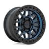 KMC KM549 GRS 17x9 6x5.5" +0mm Blue Wheel Rim 17" Inch KM54979068900 view 2