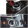 Three T Car Auto Center Console Multimedia Control Buttons Knob Trim for BMW X1 X3 X5 X6 IDRIVE,Cross view 4