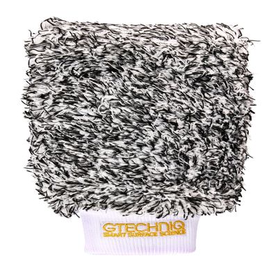 Gtechniq Bike Microfiber Wash Mitt | Ultra Low-Friction Glide, Inner Foam Core Holds High Volume of Wash Suds, Polyester Fibers Capture and Release Contaminants, Minimizes Swirls, Durable