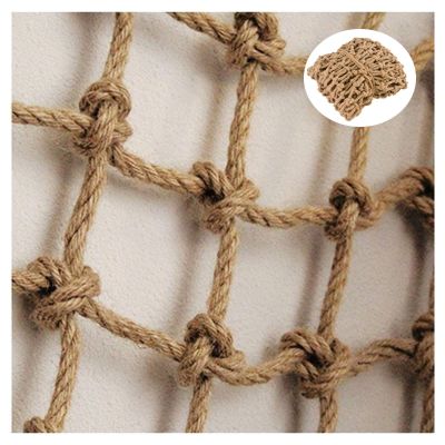 Rope Net for Kids, Playground Safety Nets Cargo Rope Ladder Truck Trailer Heavy Duty Netting Balcony Banister Stair Protection Fence Decor Grid (Size : 3 * 5m(10 * 16ft))