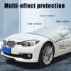 Eoacvey Car Front Windshield Cover, Ice Protection Foils, Winter Windshield Cover for Ice and Snow Sunshades Protector with Side Wing Mirror Cover for SUV Car, Four Seasons Use view 4