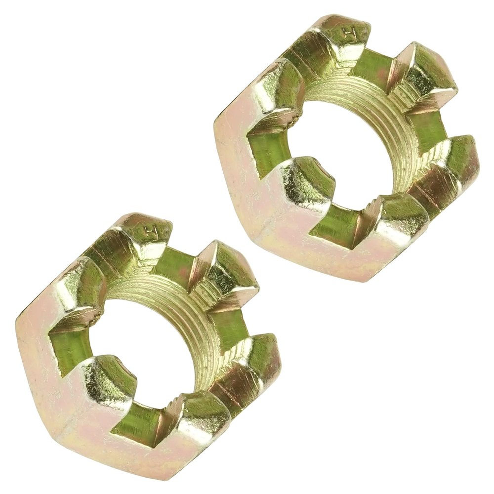 Caltric 2 Front Axle Castle Nut Compatible with Polaris Sportsman 400 2004 2005 / Sportsman 335 1999