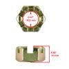 Caltric 2 Front Axle Castle Nut Compatible with Polaris Sportsman 400 2004 2005 / Sportsman 335 1999 view 2