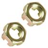 Caltric 2 Front Axle Castle Nut Compatible with Polaris Sportsman 400 2004 2005 / Sportsman 335 1999 view 3