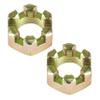 Caltric 2 Front Axle Castle Nut Compatible with Polaris Sportsman 400 2004 2005 / Sportsman 335 1999 view 4
