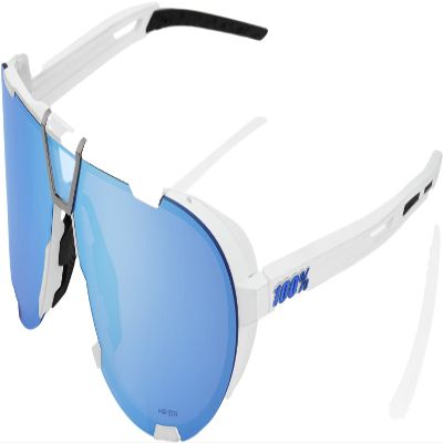 100% WESTCRAFT - Soft Tact White - HiPER Blue Multilayer Mirror Lens