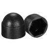 uxcell Plastic Dome Nut Protection Cap Covers, M8x13mm Nut Cover Black 100pcs view 1