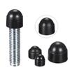 uxcell Plastic Dome Nut Protection Cap Covers, M8x13mm Nut Cover Black 100pcs view 4