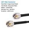 MOOKEERF RG8x Coaxial Cable 25ft,CB Coax Cable 50 Ohm,UHF PL259 Male to Male Low Loss CB Antenna Extension for HAM Radio,VHF Radio,SWR Meter,Dummy Load,Antenna Analyzer view 2