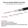 MOOKEERF RG8x Coaxial Cable 25ft,CB Coax Cable 50 Ohm,UHF PL259 Male to Male Low Loss CB Antenna Extension for HAM Radio,VHF Radio,SWR Meter,Dummy Load,Antenna Analyzer view 3