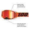 100% ARMEGA Premium Protective Sport Goggles with Ultra HD Lens & Nose Guard (CW2 - Mirror Red Lens) view 2