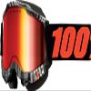 100% ACCURI 2 SNOWMOBILE Goggle Geospace - Mirror Red Lens view 1