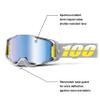 100% ARMEGA Premium Protective Sport Goggles with Ultra HD Lens & Nose Guard (Complex - Mirror Blue Lens) view 2