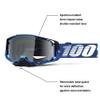 100% ARMEGA Premium Protective Sport Goggles with Ultra HD Lens & Nose Guard (Rockchuck - Clear Lens) view 2