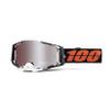 100% ARMEGA Premium Protective Sport Goggles with Ultra HD Lens & Nose Guard (Blacktail - HiPER Mirror Silver Lens) view 1