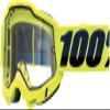 100% ACCURI 2 ENDURO Mountain Bike & Motocross Racing Protective Goggles (Fluo/Yellow - Clear Lens) view 1