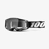 100% ARMEGA Premium Protective Sport Goggles with Ultra HD Lens & Nose Guard (Black - Clear Lens) view 2